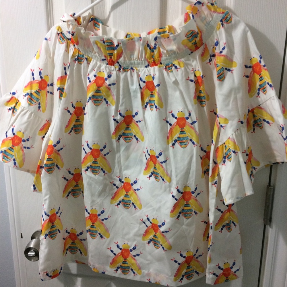 Brooke Wright Buzzy Insect Flowy top